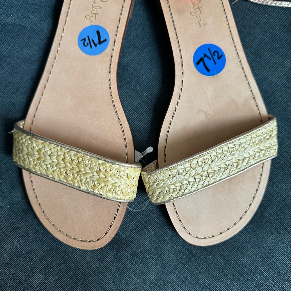 Lily Pulitzer Willa Tassel Ankle Wrap Sandal NEW - Picture 6 of 8